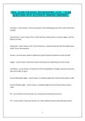 FINAL EXAM FOR BASIC BOOKKEEPING LEVEL 1 EXAM QUESTIONS WITH ACCURATE VERIFIED ANSWERS &period;