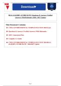 CWEA Environmental Compliance Test 2026 &vert; 240 Questions and Answers &vert; 100&percnt; Score Rate &vert; Verified with Rationales &vert; 2026&sol;2027 Update