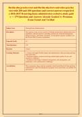 Florida NHA Practice Test & Florida NHA Laws and Rules Practice Test &vert;  Questions with Correct Answers &vert; 2026&sol;2027 FL Nursing Home Administrator Exclusive Study Guide &lpar;179 Q&As&rpar; &vert; Already Graded A&plus;