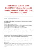 MS Bail Exam ACTUAL EXAM 2026&sol;2027 &vert; 100&percnt; Correct Answers with Detailed Rationales &vert; Verified Q&A &vert; Pass Guaranteed - A&plus; Graded