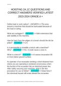 HOISTING 2A&period;1C QUESTIONS AND CORRECT ANSWERS VERIFIED LATEST 2023-2024 GRADE A 
