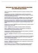 NEW NURS 6001 EXAM 1 WITH COMPLETE SOLUTIONS 100&percnt; VERIFIED 2026 UPDATE&excl;&excl;