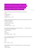 Radiology Pathology&colon; Chapter 8 Nervous System Comprehensive Radiographic Exam with Actual Answers 2026-2027 Updated&period;