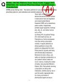NR565 &sol; NR 565 Midterm Exam Study Guide &lpar;Latest 2025 UPDATED&rpar;&colon; Ad- vanced Pharmacology Fundamentals - Chamberlain 
