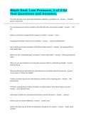 Black Seal&colon; Low Pressure&comma; 1 of 3 NJ Test Questions and Answers&period;&NewLine;&NewLine;