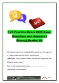 CVA Practice Exam 2026 Study Guide &vert; 350&plus; Veterinary Assistant Exam Questions and Answers on Animal Restraint&comma; Injections&comma; Surgical Prep&comma; Nutrition & Veterinary Nursing Skills &vert; Certified Veterinary Assistant