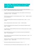 Seal&colon; NJ- Blue Seal Refrigeration Final Exam with All Correct Answers 2026-2027 Updated&period;