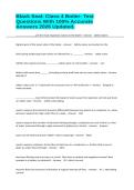 Black Seal&colon; Class 4 Boiler- Test Questions With 100&percnt; Accurate Answers 2026 Updated&period;
