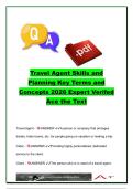 TRAVEL AGENT EXAM COMPLETE PACKAGE DEAL