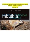 Medical-Surgical Nursing Focus on Clinical Judgment 3rd Edition Honan Test Bank Chapters 1-55 Q&A
