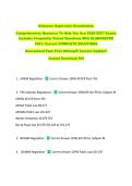 Asbestos Supervisor Examination  &NewLine;Comprehensive Resource To Help You Ace 2026-2027 Exams &NewLine;Includes Frequently Tested Questions With ELABORATED &NewLine;100&percnt; Correct COMPLETE SOLUTIONS &NewLine;Guaranteed Pass First Attempt&excl;&excl; Current Update&excl;&excl; &NewLine;Instant Download Pdf