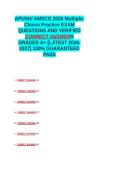 APUSH- AMSCO 2026 Multiple-Choice Practice Exam QUESTIONS AND VERIFIED CORRECT ANSWERS GRADED A&plus; -LATEST 2026-2027- 100- GUARANTEED PASS&period;docx&NewLine;&NewLine;