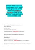 APUSH AMSCO Practice Examination Study Guide QUESTIONS AND VERIFIED CORRECT ANSWERS GRADED A&plus; -LATEST 2026-2027- 100- GUARANTEED PASS&period;docx&NewLine;&NewLine;