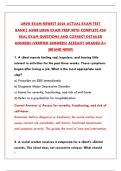 LMSW EXAM NEWEST 2026 ACTUAL EXAM TEST BANK &vert; FULL PRACTICE QUESTIONS & ANSWERS