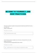 NURSE 3661 EXAM 1 BONUS QUESTIONS WITH 100&percnt; CORRECT ANSWERS