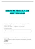NURS 3661 EXAM 1 QUESTIONS WITH 100&percnt; CORRECT ANSWERS