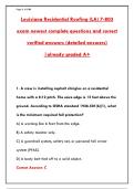 LOUISIANA RESIDENTIAL ROOFING&colon; CODES&comma; LICENSES&comma; AND STANDARDS GUIDE