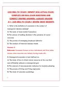 LSUS MBA 701 EXAM 1 NEWEST 2026 ACTUAL EXAM &ndash; COMPLETE STUDY GUIDE & PRACTICE QUESTIONS