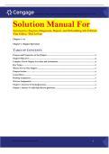 Solutions Manual for Automotive Engines&colon; Diagnosis&comma; Repair&comma; and Rebuilding&comma; 9th Edition &ndash; Tim Gilles & Tim LeVan &lpar;Chapters 1&ndash;19&comma; Verified&comma; A&plus; Grade&rpar;