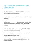 UNLV Bio 189 Final Exam Questions With Correct Answers