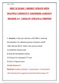 MDC III EXAM 1 NEWEST UPDATE 2026 &vert; GRADED A&plus; WITH MULTIPLE CORRECT ANSWERS