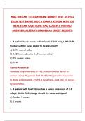 MDC III EXAM 1 STUDY GUIDE&colon; PRACTICE QUESTIONS & KEY CONCEPTS FOR NURSING STUDENTS