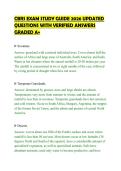 CBRS EXAM STUDY GUIDE 2026 UPDATED &NewLine;QUESTIONS WITH VERIFIED ANSWERS &NewLine;GRADED A&plus;