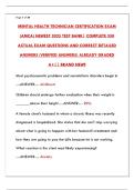 PASS THE MENTAL HEALTH TECHNICIAN CERTIFICATION EXAM &vert; STUDY GUIDE & PRACTICE TEST