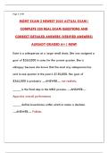 MGMT EXAM 2 NEWEST 2025 ACTUAL EXAM &ndash; COMPLETE STUDY GUIDE & PRACTICE QUESTIONS