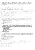 ANCC Family Nurse Practitioner &lpar;FNP-BC&rpar; Certification Practice Examination for the 2026&sol;2027&NewLine;academic year&period; It contains 150 scored items and 25 pretest questions&comma; following the official ANCC&NewLine;domain blueprint&period;