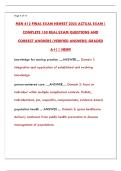 MSN 612 FINAL EXAM NEWEST 2025 ACTUAL EXAM &ndash; COMPLETE GUIDE & VERIFIED QUESTIONS