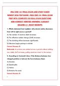 MSU CEM 141 FINAL EXAM 2026 &vert; NEWEST TEST BANK & COMPLETE STUDY GUIDE