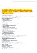 MHACBO - QMHA 1 Practice Exam Questions and Answers &lpar;Verified Answers&rpar; Updated &lpar;Actual Exam&rpar; 2026 Latest Version