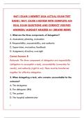 N471 EXAM 3 NEWEST 2026 ACTUAL EXAM TEST BANK &ndash; COMPLETE PRACTICE QUESTIONS & ANSWERS