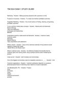 TIM 304 EXAM 1 STUDY GUIDE