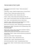 TIM 304 EXAM 2 STUDY GUIDE