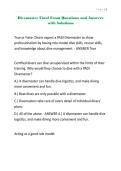 Divemaster Final Exam Questions and Answers with Solutions&period;