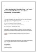 &ast;&ast;Latest 2025&sol;2026 HESI PN Exit Exam Version 3&colon; 100 Practice &NewLine;Questions with Verified Rationales &ndash; Your Ultimate &NewLine;Preparation for First‑Time Success&ast;&ast;