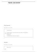 NURS 316 - MIDTERM - ATHABASCA UNIVERSITY QUESTIONS AND VERIFIED ANSWERS