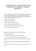 ATLS POST TEST 4 LATEST 2026-2027 EXAM  QUESTIONS AND CORRECT ANSWERS &vert;GRADED A&plus;