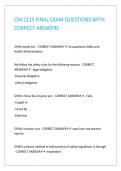 CM 2215 FINAL EXAM QUESTIONS WITH CORRECT ANSWERS