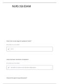 NURS 316 PHARMACOLOGY EXAM 1 QUESTIONS AND CORRECT ANSWERS &vert; NEW UPDATE 2026&sol;2027