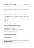 NACM CBA Practice Test &ndash; Certified Business Accountant Exam Review Questions and Study Guide