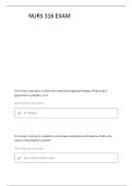 NURS 316 MIDTERM PRACTICE QUESTION AND COMPLETE SOLUTIONS&vert;RATED A&plus;