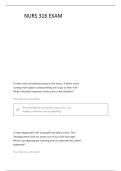 NURS-316 EXAM 1 PRACTICE TEST QUESTIONS AND COMPLETE SOLUTIONS&vert;RATED A&plus;