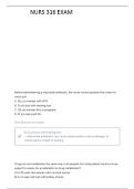 NURS 316 UNIT 1 QUESTIONS AND COMPLETE SOLUTIONS&vert;RATED A&plus;