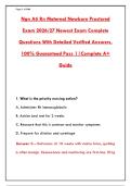 NGN ATI RN MATERNAL NEWBORN PROCTORED EXAM 2026 &ndash; OFFICIAL STUDY GUIDE & PRACTICE