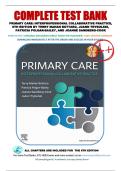 Test Bank for Primary Care&colon; Interprofessional Collaborative Practice &lpar;6th Edition&rpar; by Terry Mahan Buttaro&comma; JoAnn Trybulski&comma; Patricia Polgar-Bailey&comma; and Joanne Sandberg-Cook &mdash; All Chapters Included &lpar;Printed PDF from Publisher&comma; 100&percnt; Verified Answers&rpar;