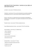 Legal Studies VCE Unit 3&sol;4 Exam Revision &ndash; Australian Law&comma; Courts&comma; Rights&comma; and Justice System Study Guide