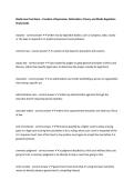 Media Law Final Exam &ndash; Freedom of Expression&comma; Defamation&comma; Privacy&comma; and Media Regulation Study Guide